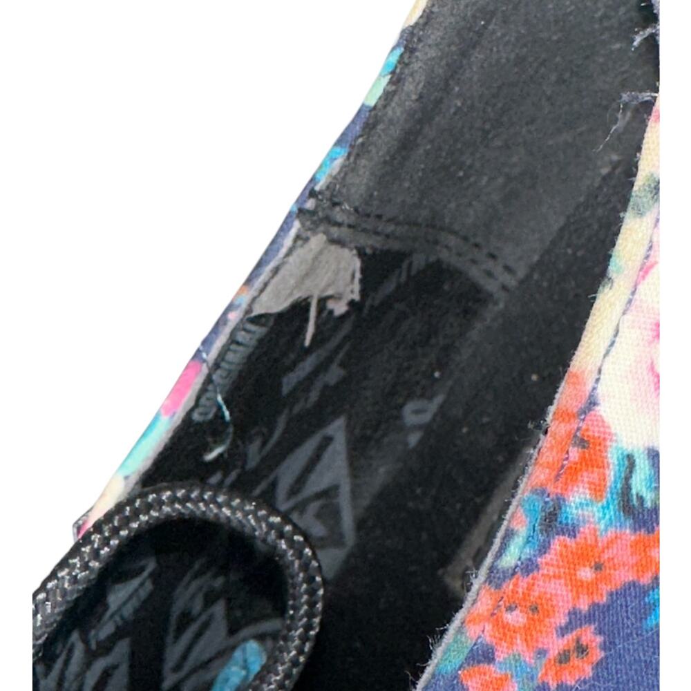 Tuk Women's Floral Print Creepers Platform Lace Up Shoes Size 8 - Picture 12 of 12